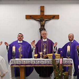 Nadbiskup Kutleša slavio misu zornicu u Međubiskupijskom sjemeništu na Šalati